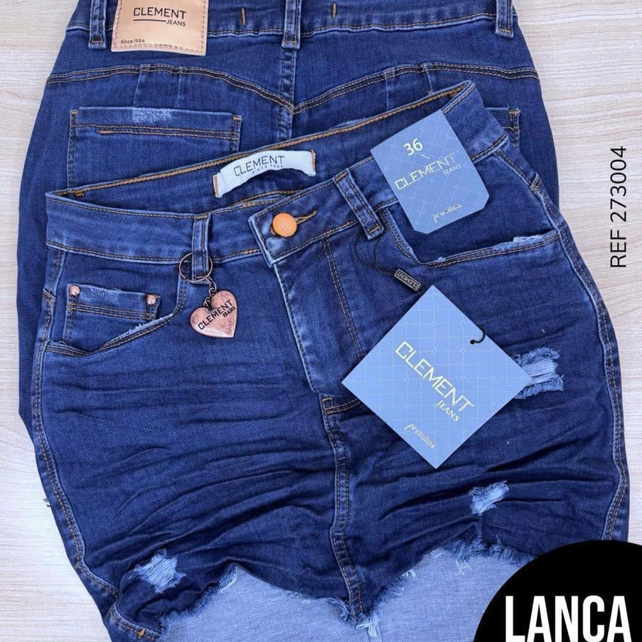 Saia Jeans escuro